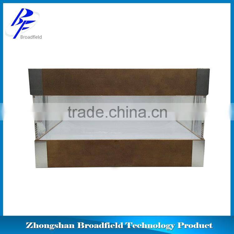 2015 wooden ice bucket ice bucket LED ice bucket logo printing