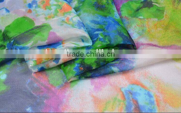 composite silk chiffon fabric for dress