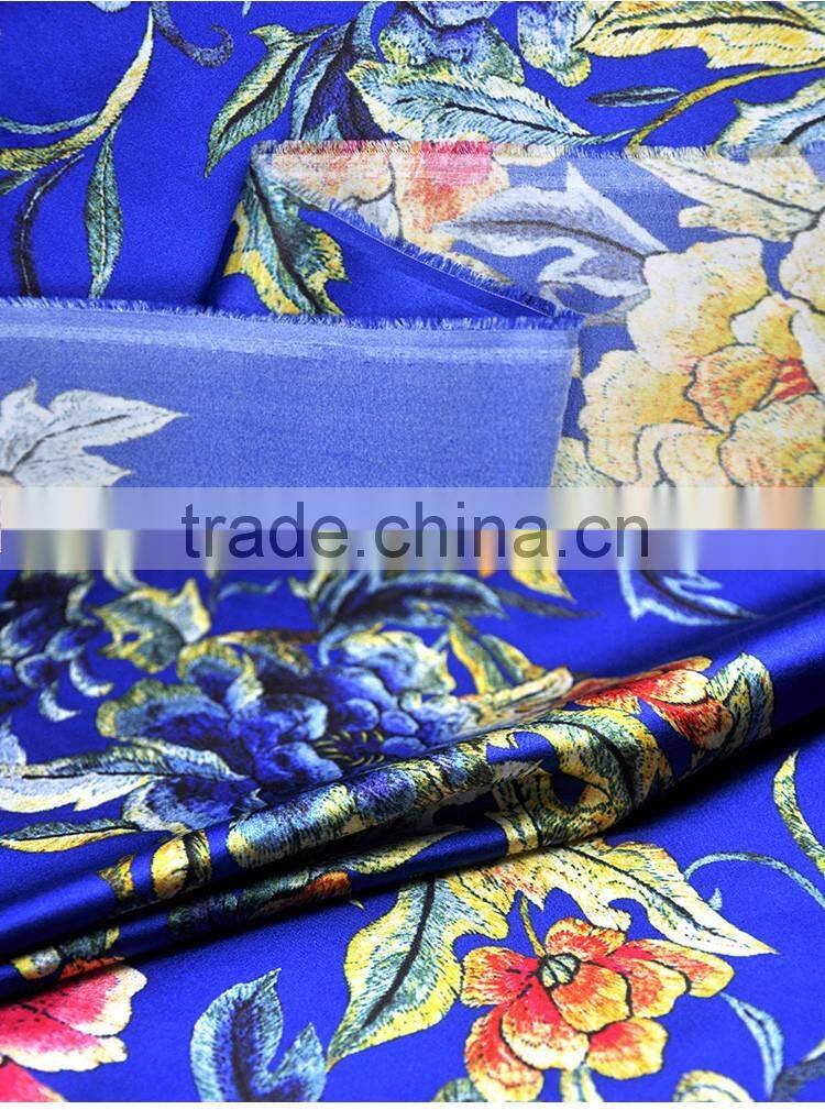 high quality Silk Stretch Satin Fabric with 19mm