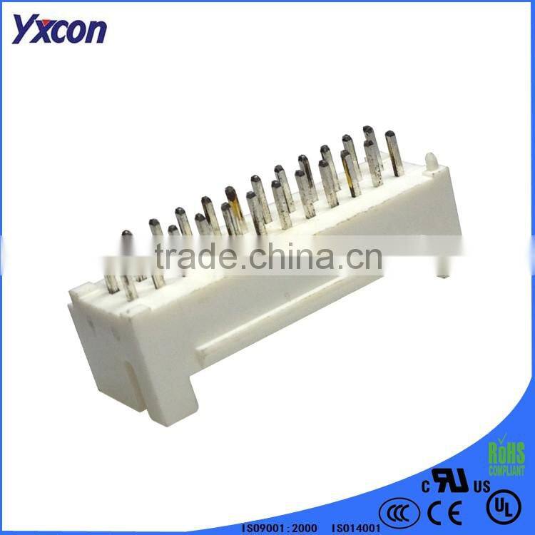 Dongguan wholesale 12 pin straight dual row 025 wafer connector