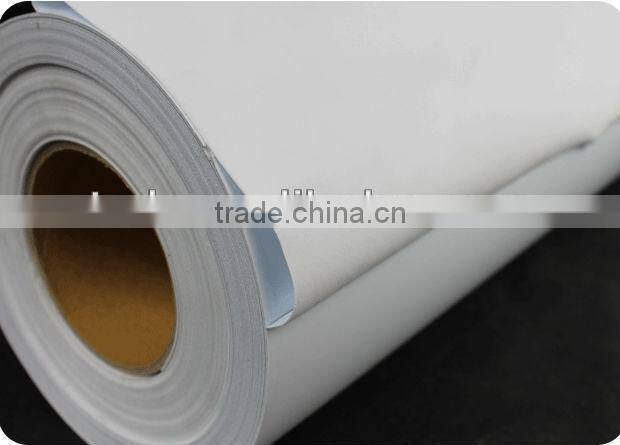 Heat transfer flock vinyl sticker for fabric black color
