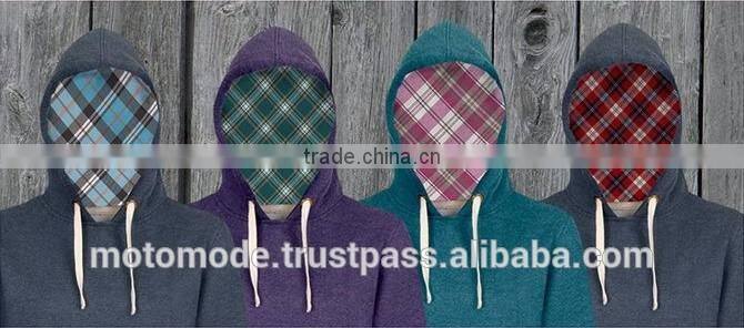 The Upper Blue and White xxxxl Multi Color Plain Custom Hoodies