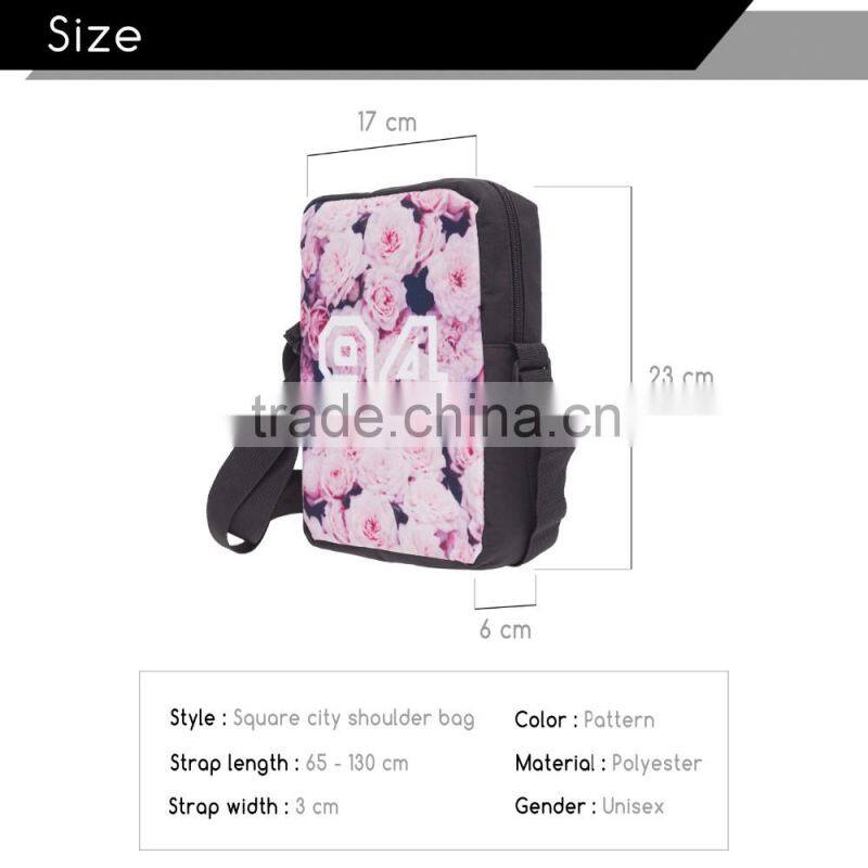 High Quality Digital Printed Single Strap Underarm Shoulder Bag