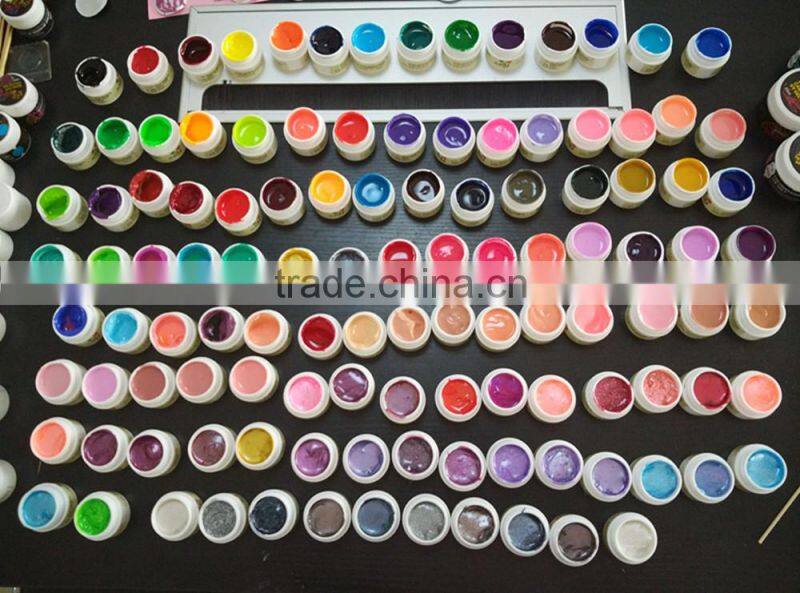 3 color builder uv gel /3 in 1 pink gel /French nail white gel