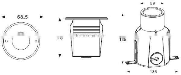 LED underwater swimming pool light