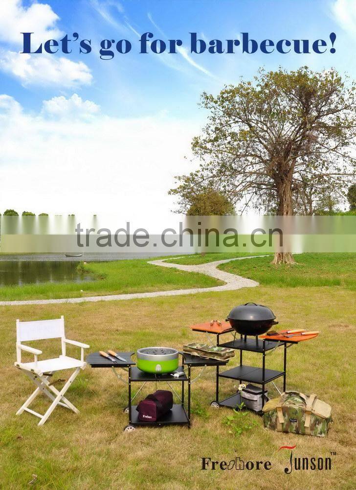 Smokeless portable bbq charcoal grill