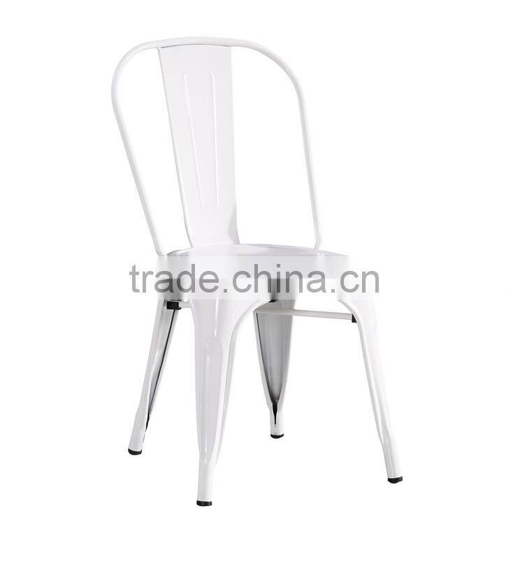 Cheap Metal Chairs Stackable Bar Bistro Steel Chairs For Sale