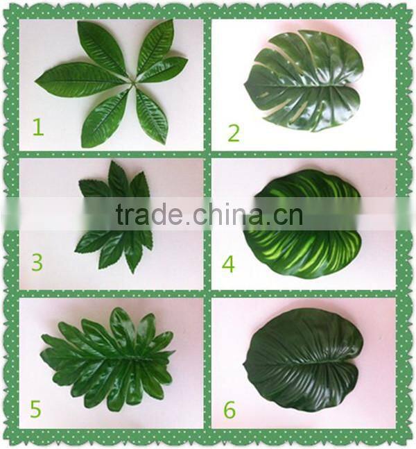 China Natural decorative artificial hanging plam tree leaves with happy price