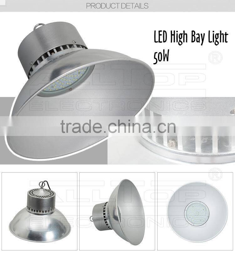 High lumen bridgelux cob e40 50w led highbay lamp