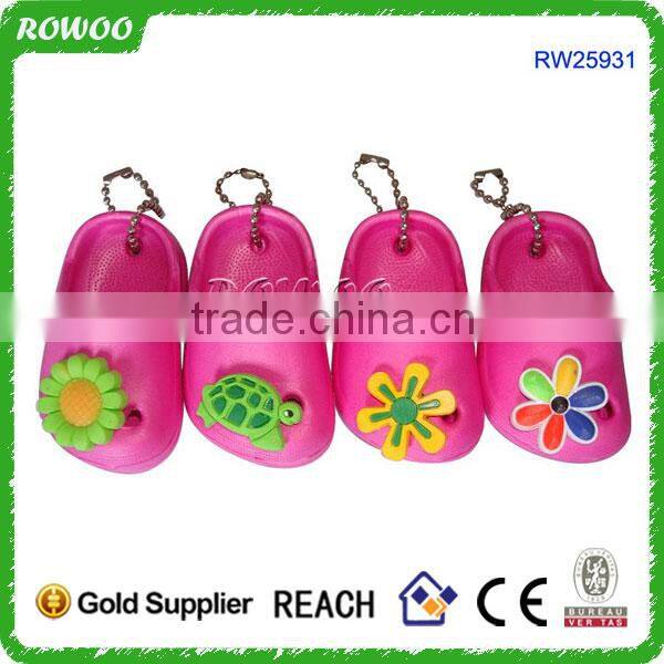 wholesale cute EVA mini slippers keychain