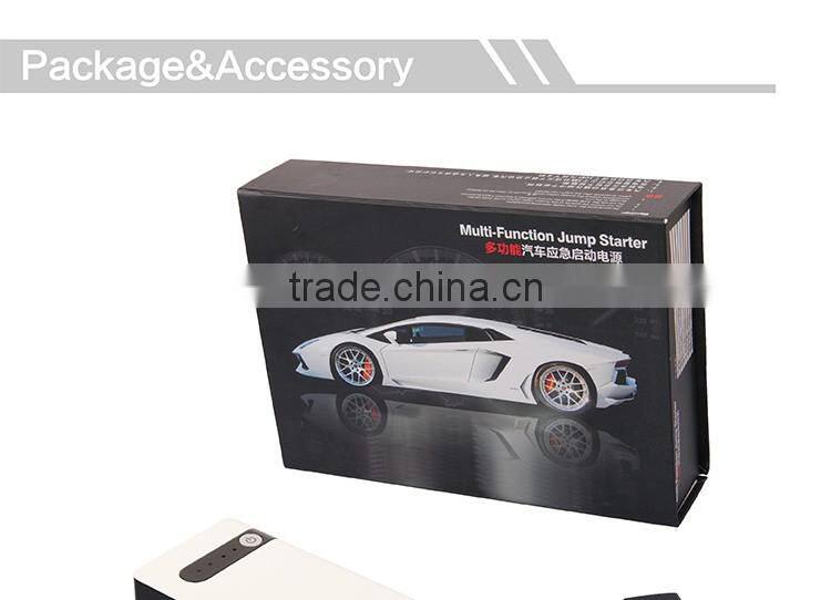 Professional mini jump starter power bank with CE,RoHS,MSDS Certification