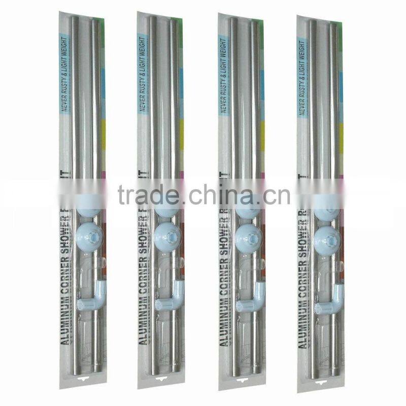Stainless steel shower curtain rod