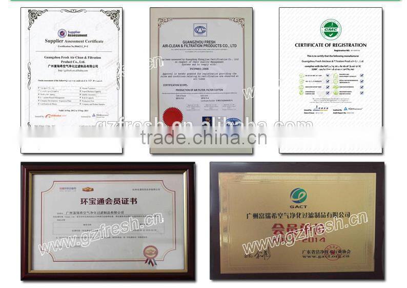 High quality F5 ceiling filter for spray booth (manufacturer)