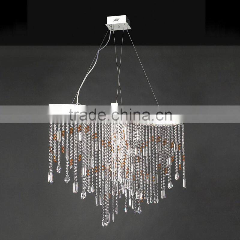 X-Shaped Contamporary dazzling crystal Light for House Decoration