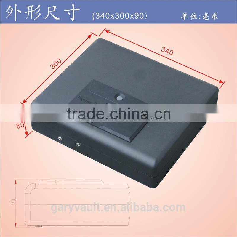 Wholesale- MA550 Micro Vault Biometric Fingerprint Car Gun Pistol A4 Office document Security Storage Steel Safe Box / Gun Vault