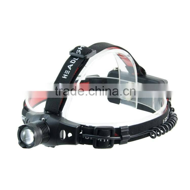 Super Bright rechargeable High power LED Headlamp Aluminum LED headlight