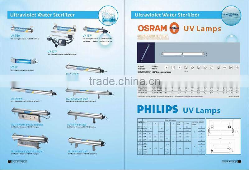 UV sterilizer for water 6GPM