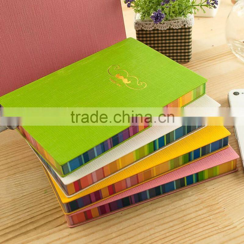 hottest sale softcover thermo pu color edge notebook