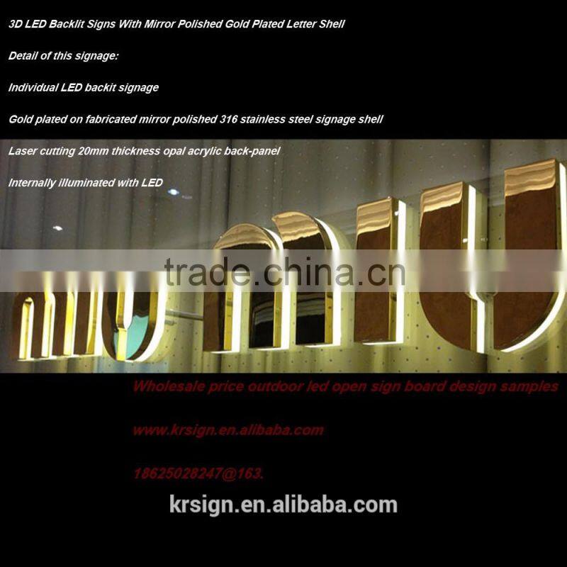 LED SIGN 3d led signag logo in 3D alphabets