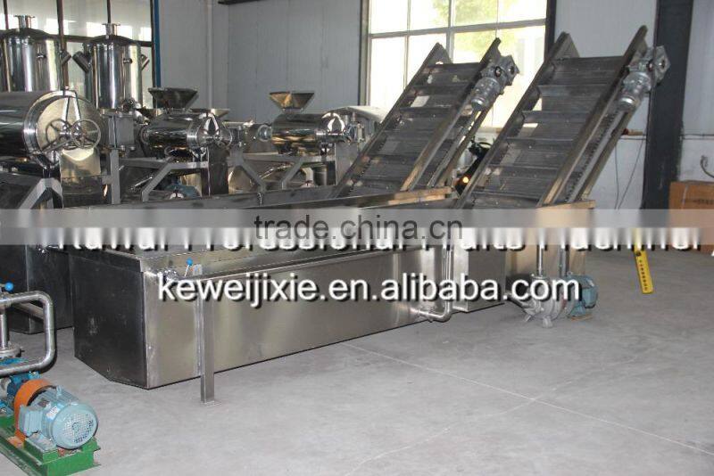 3 ton LXJ-3 Model showering (water bath) type berry fruit washer(Industrial berry fruits washer)