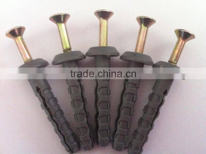 Nylon Hammer Fixing Anchors with mushroom head