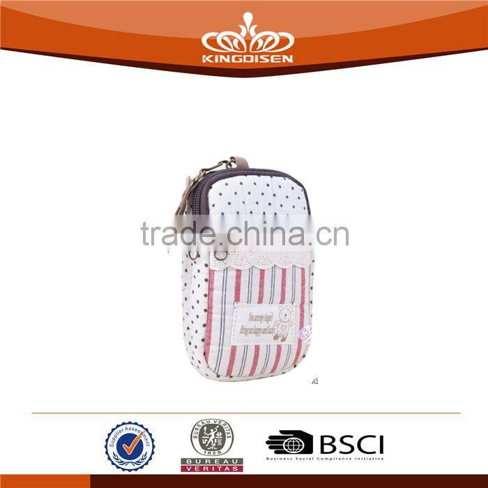 Korean style Elegant Canvas Arm Bags for Mobile phone