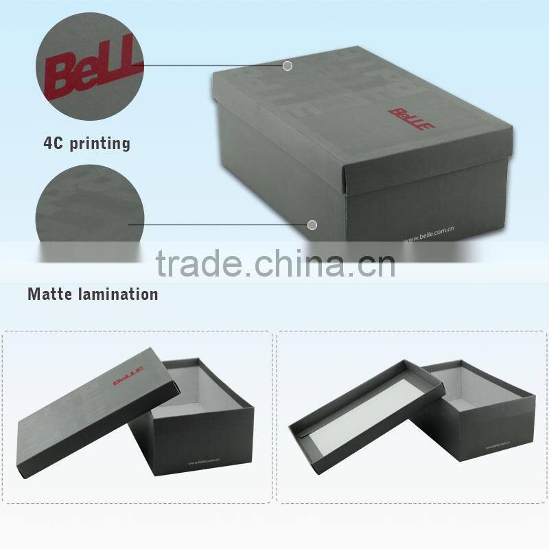 Service Guangzhou Custom Designer Decorative Recycle Cardboard Paper Shoe Box