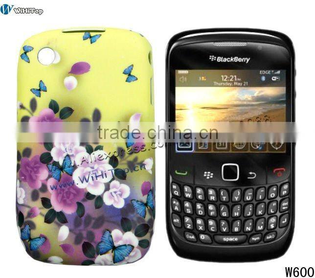 Flower Case for Blackberry Curve 8520.TPU Case with Flower