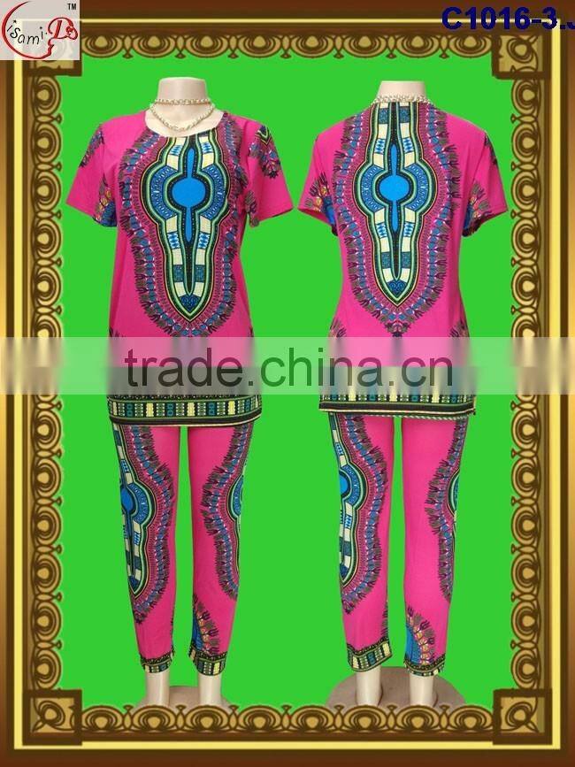 New milk fiber fashion women cl1016 African clothing women suit with low price high quality wholesale