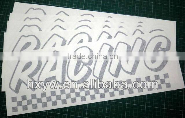 Cut vinyl Sticker with adhesive