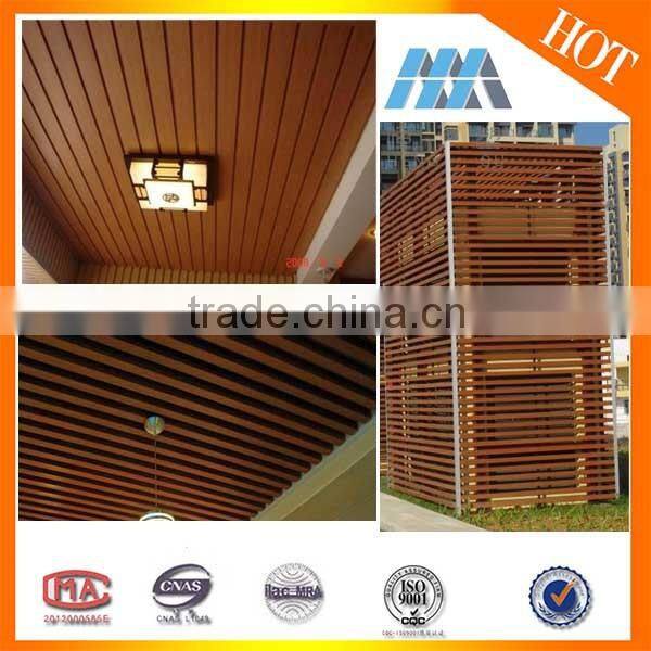20 Year Guarantee Exterior WPC Suspended Timber Ceiling
