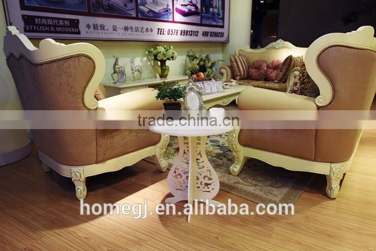 Hot sale modern wood round coffee table fish tank coffee table bases only