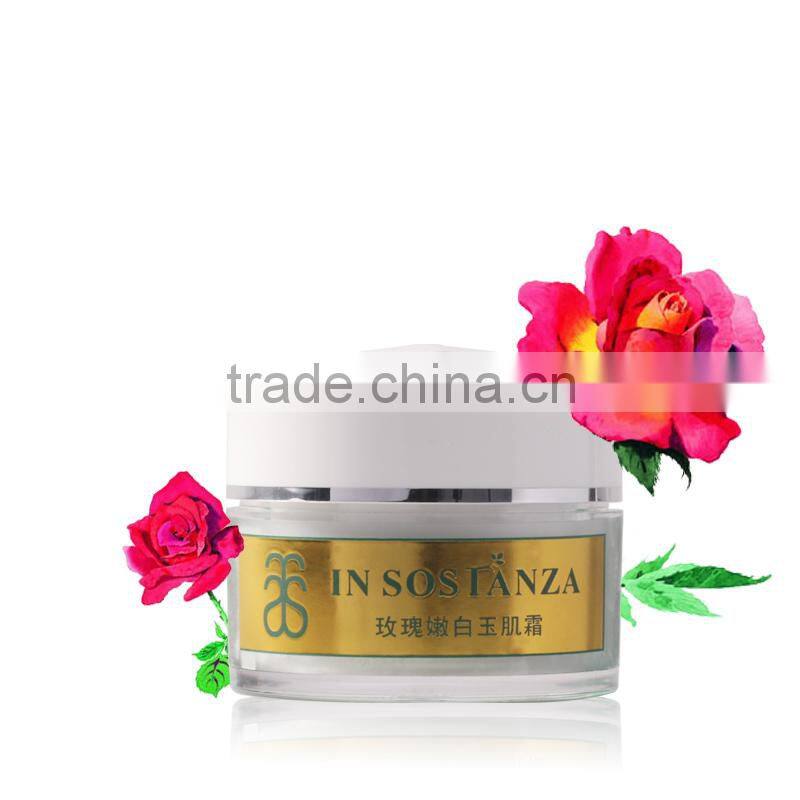 factory price Multi-function Beauty Face Rose whitening Cream