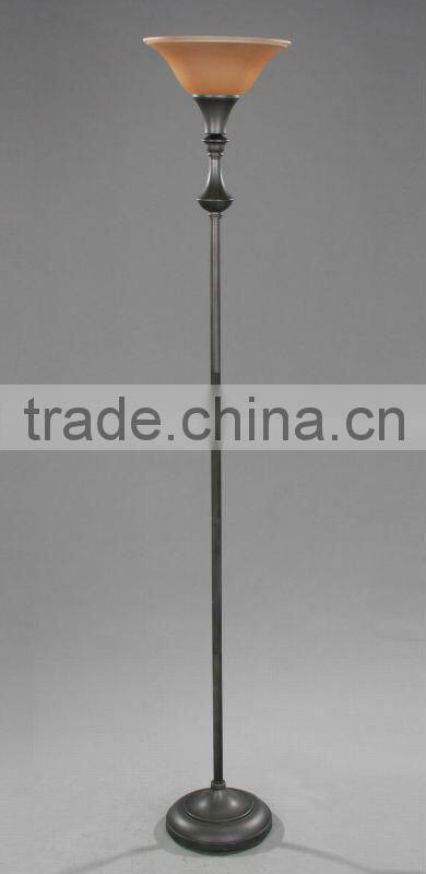 2015 Classical Torchieres lights With the coffee glass lamp shade