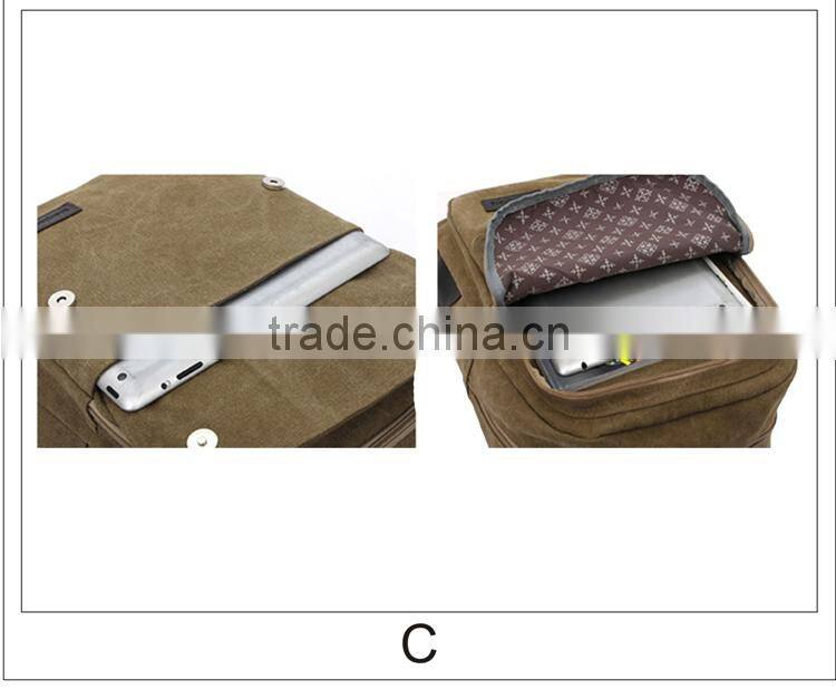 2014 multiple color fashion hiking backpack, cotton canvas backpack for sport in Guangzhou