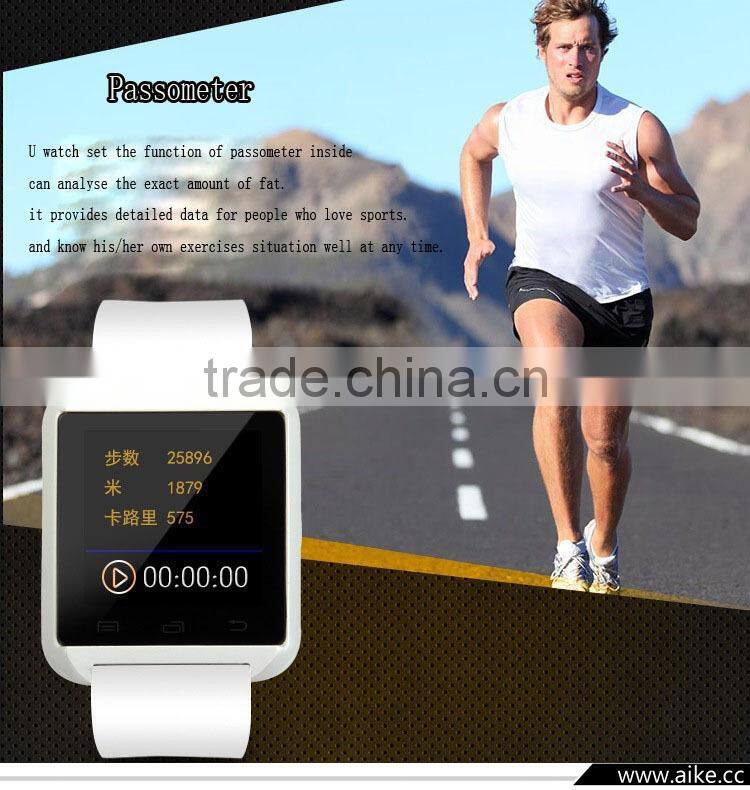 2016 New Bluetooth Smart Watch U8 WristWatch U8 Watch for iPhone 5S Samsung S4/Note 2/Note 3 Android Phone Smartphones