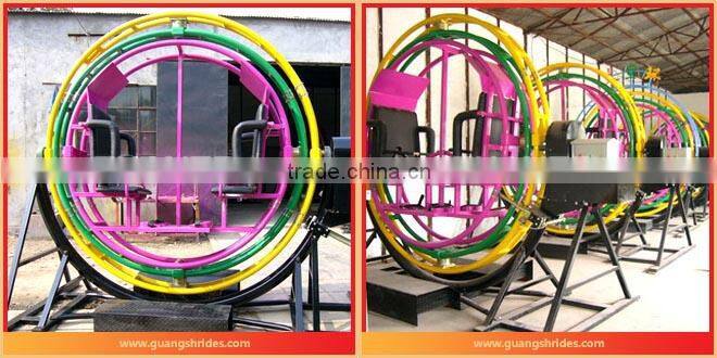 Supper fun! hot selling theme park amusement games human gyroscope rides for sale
