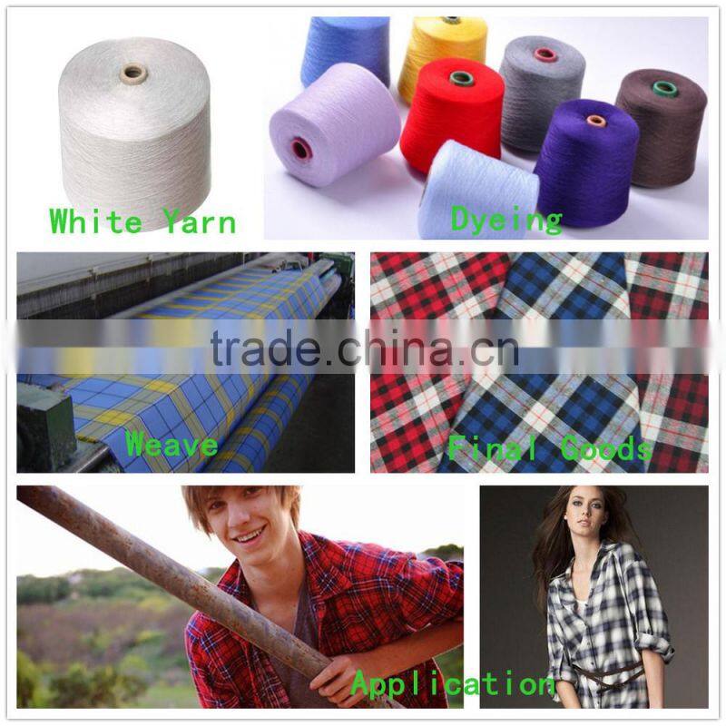 New fashion plaid cotton shirt fabric