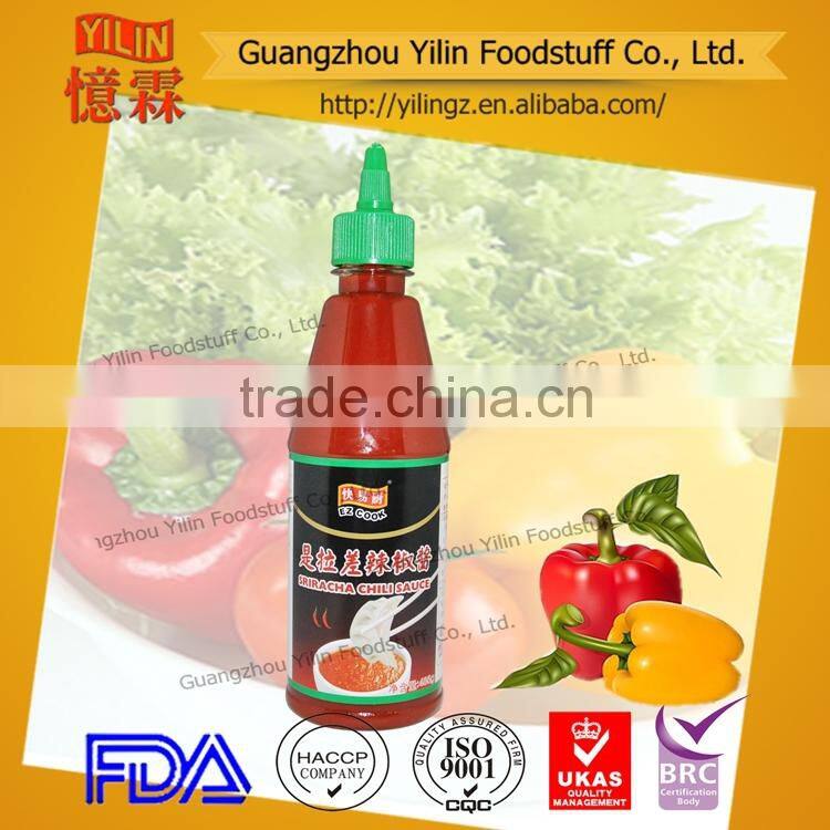 740ml Sriracha Chili hot Sauce with oem service in china factory