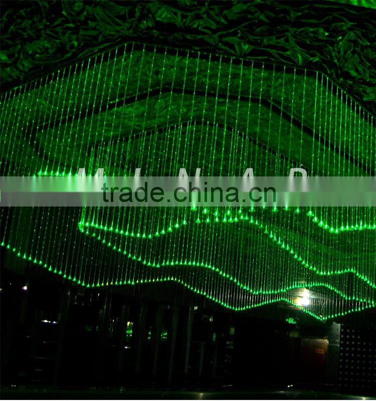 0.75mm plastic side glow spot fiber optic cable for decoration light