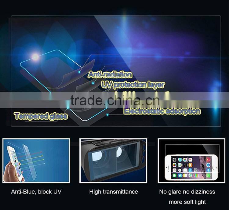 2016 best selling google cardboard Smartphone Headset Virtual Reality VR box 3d video glasses smart phone VR BOX