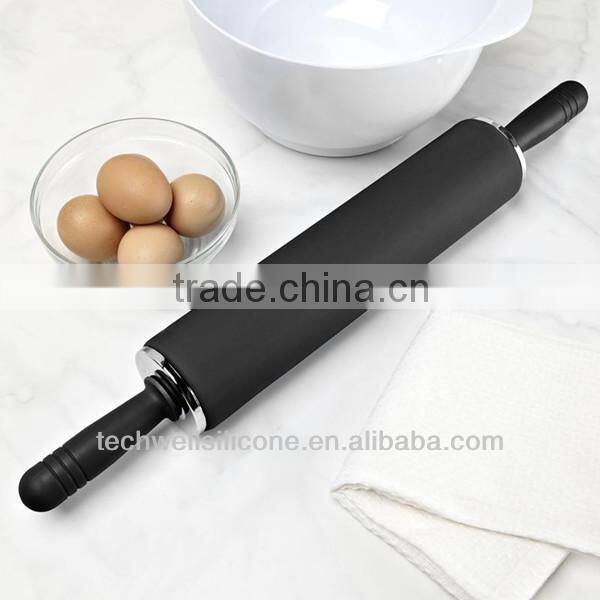 KT-034 non-toxic colorful silicone noodle rolling pin