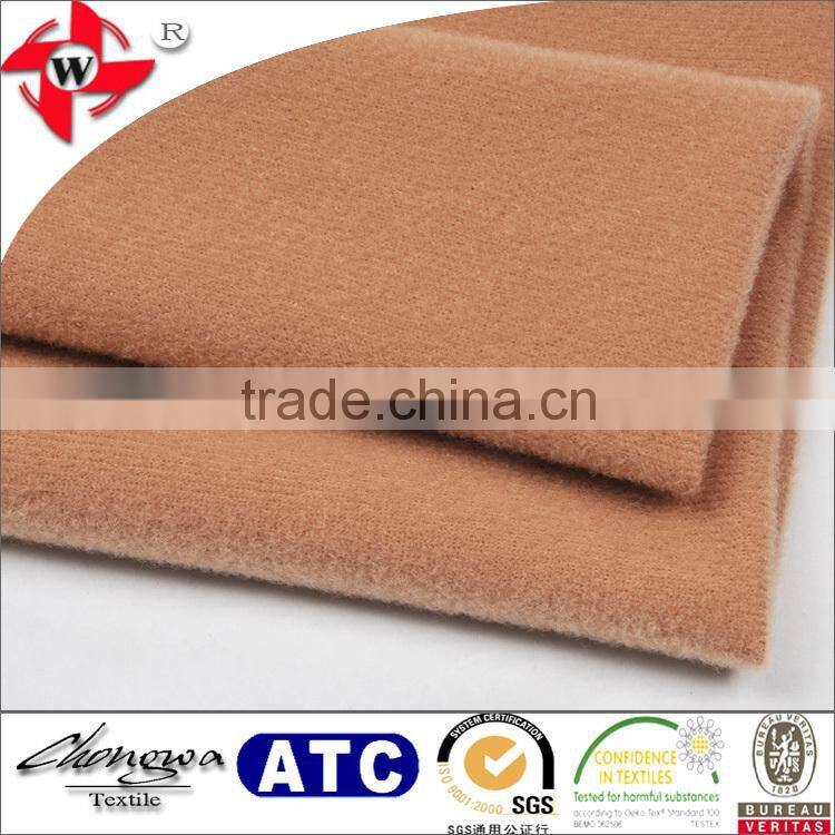 100% polyester brushed velvet / knitted fabric / nylex fabric for shoes lining