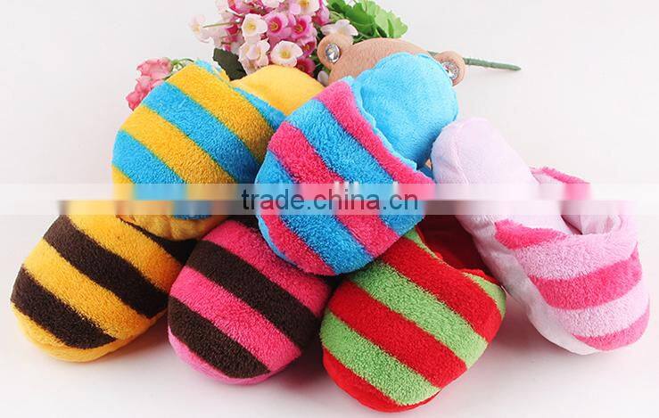 little Teddy puppy pet toys / Stuffed mushrooms smile Plush pet toys with squeaker