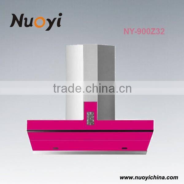 Body sensor control 3 speed electric kitchen appliance range hood with LED lighting