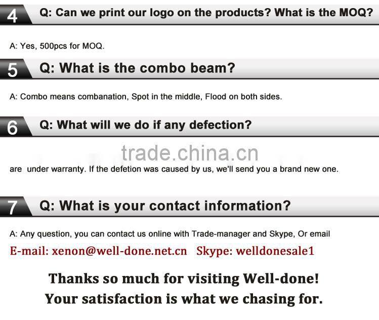 330w new EMC 2015 ATV UVT off road light bar led floodlight