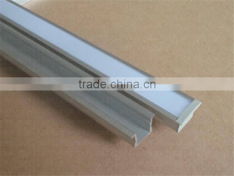 QS-A55 23x8mm Recessed Aluminum LED Profile With Flange linear housing