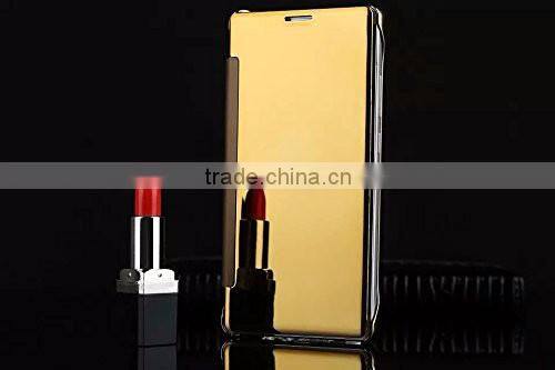 Samco Luxury Electroplated Smart Mirror for Huawei Ascend Mate 8 Flip Leather Cover Case