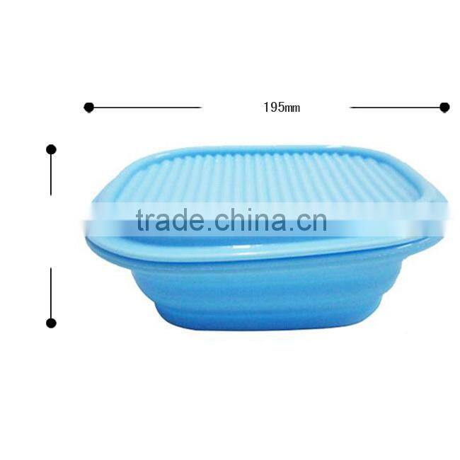 Eco-friendly food grade collapsible silicone bowl