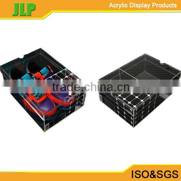 Wholesale plexiglass shoe box ,clear acrylic shoe boxes